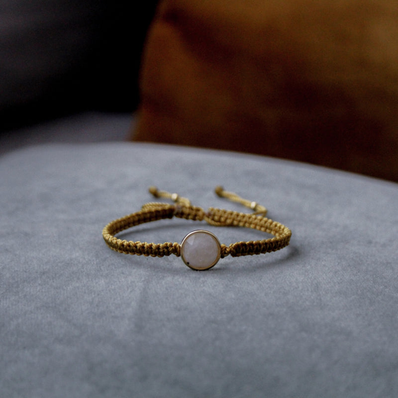 Golden hour winks armband - rond